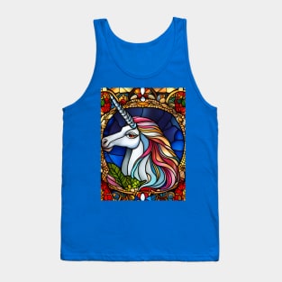 Stained Glass Unicorn Tank Top